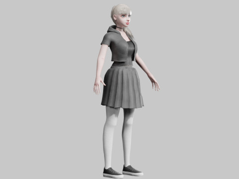 Cute pretty Woman V26090 Modelo 3D