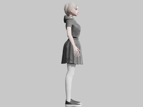 Cute pretty Woman V26090 Modelo 3D