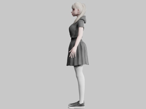 Cute pretty Woman V26090 Modelo 3D