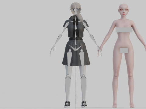 Cute pretty Woman V26090 Modelo 3D
