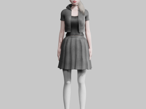 Cute pretty Woman V26090 Modelo 3D
