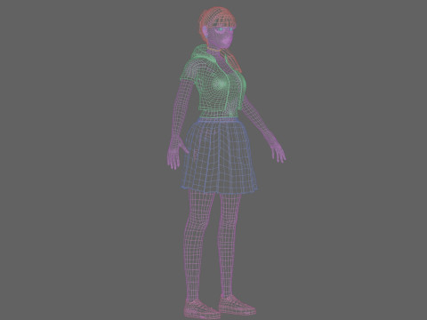 Cute pretty Woman V26090 Modelo 3D