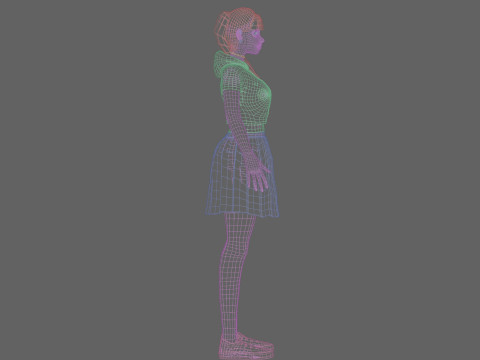 Cute pretty Woman V26090 Modelo 3D