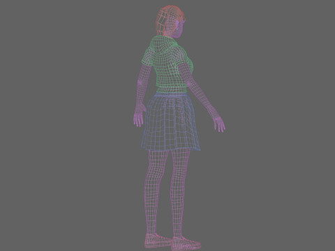 Cute pretty Woman V26090 Modelo 3D