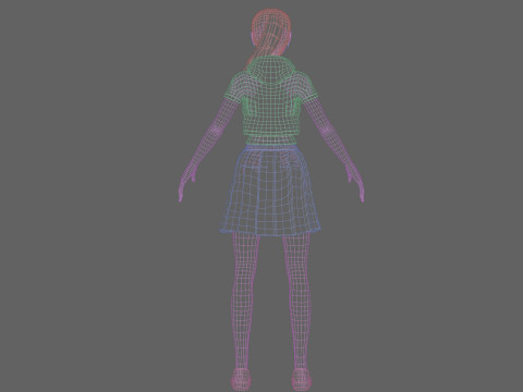 Cute pretty Woman V26090 Modelo 3D