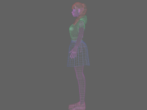 Cute pretty Woman V26090 Modelo 3D
