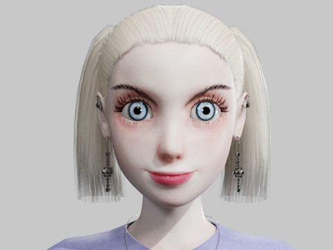 Cute Standard Woman V22742 Modelo 3D