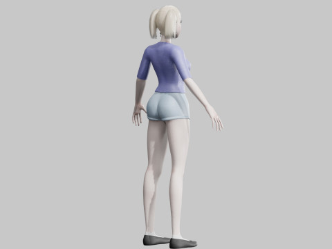 Cute Standard Woman V22742 Modelo 3D