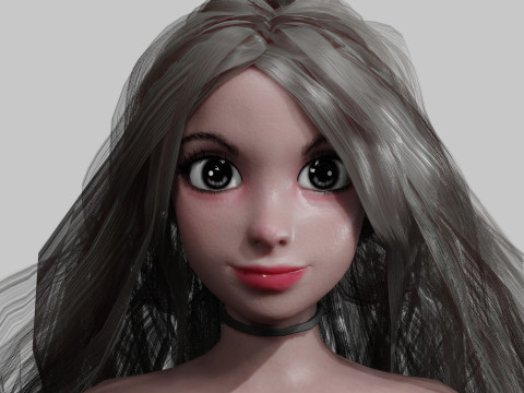 Pretty Basic Woman V35337 3D 模型