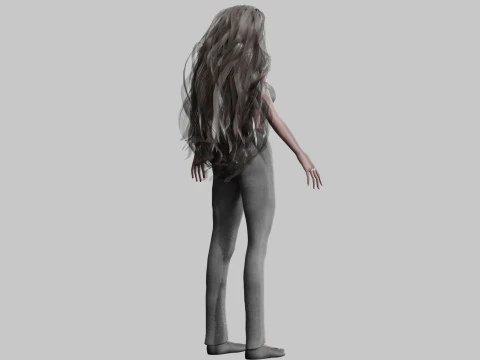 Pretty Basic Woman V35337 3D Model