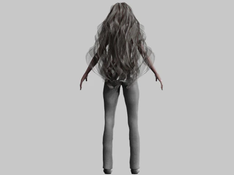 Pretty Basic Woman V35337 3D Model