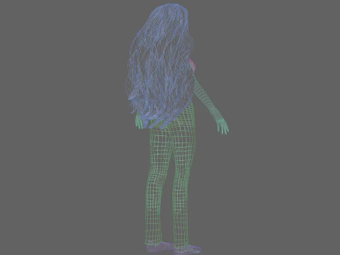 Pretty Basic Woman V35337 3D Model