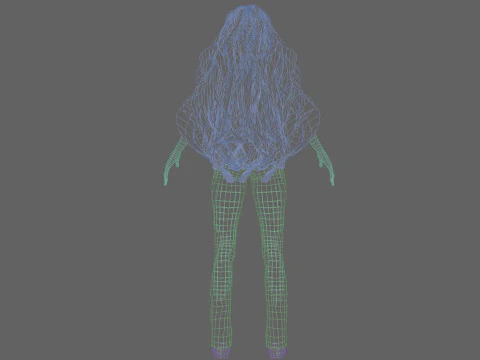 Pretty Basic Woman V35337 3D Model