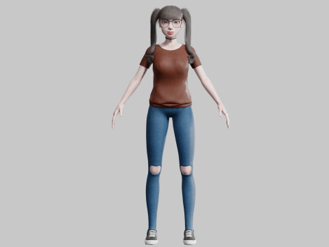 Pretty Beautiful woman V28111 Modelo 3D