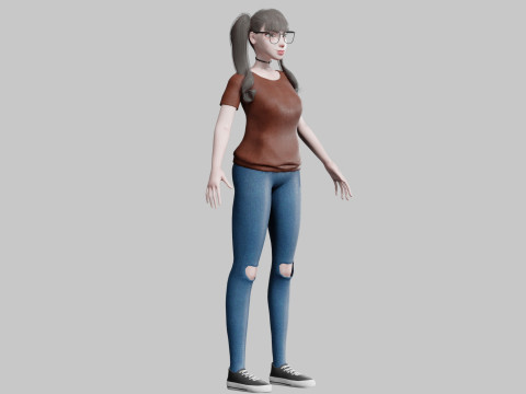 Pretty Beautiful woman V28111 Modelo 3D
