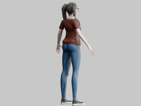 Pretty Beautiful woman V28111 Modelo 3D