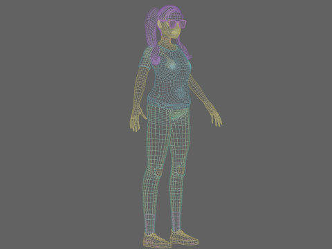 Pretty Beautiful woman V28111 Modelo 3D