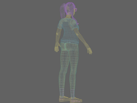 Pretty Beautiful woman V28111 Modelo 3D