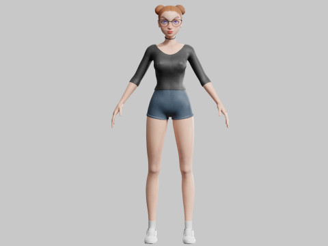 Pretty Standard Woman V33756 Modelo 3D