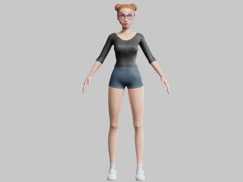 Pretty Standard Woman V33756 3D Model