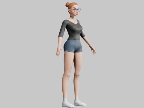 Pretty Standard Woman V33756 Modelo 3D