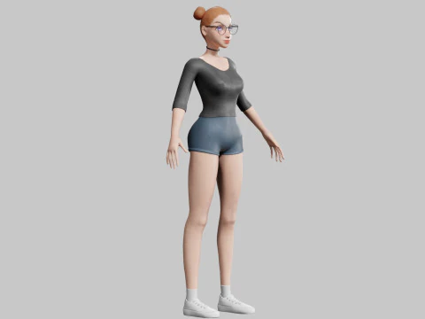 Pretty Standard Woman V33756 3D Model
