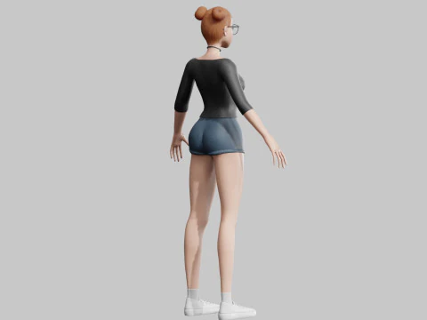 Pretty Standard Woman V33756 3D Model