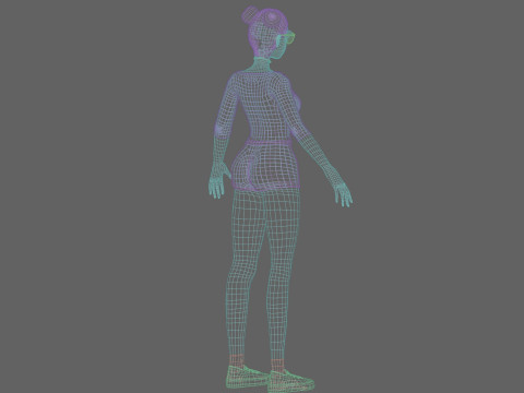 Pretty Standard Woman V33756 Modelo 3D