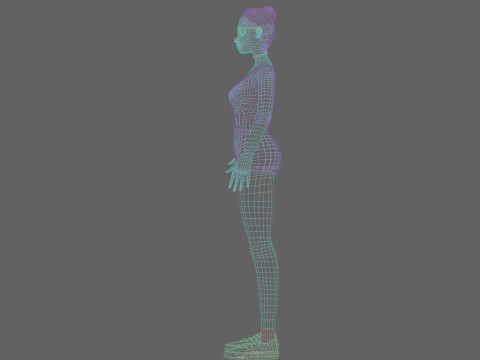 Pretty Standard Woman V33756 Modelo 3D