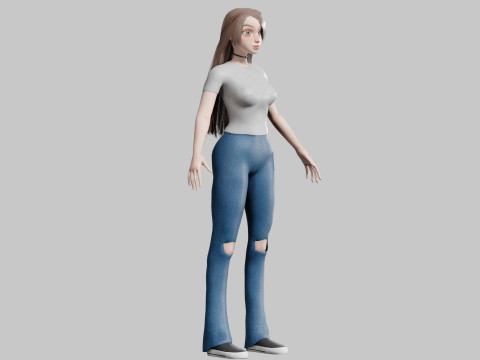 Standard Basic Woman V37767 3D Модель