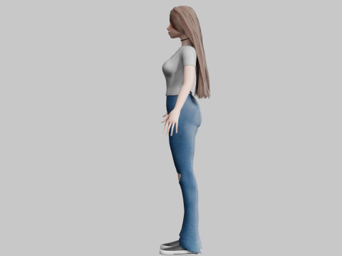 Standard Basic Woman V37767 3D Модель