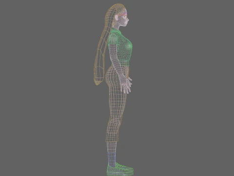 Standard Pretty woman V29159 3D Model