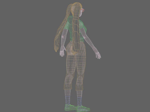 Standard Pretty woman V29159 3D Model