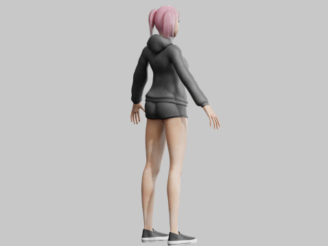 Stylized Pretty Woman V29621 Modelo 3D
