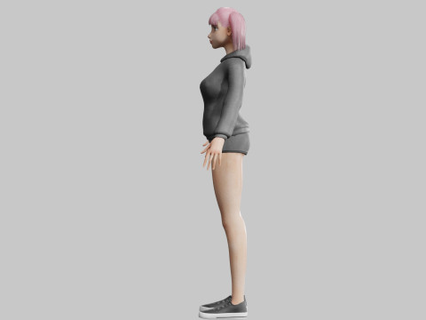 Stylized Pretty Woman V29621 Modelo 3D