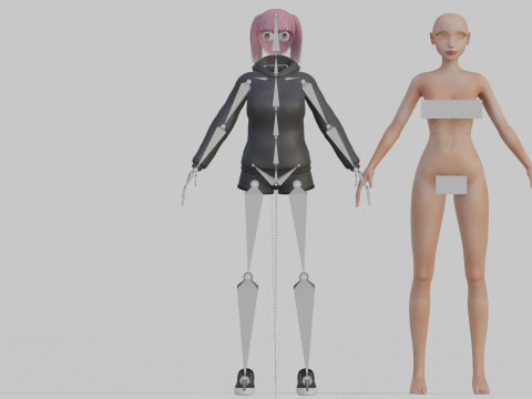 Stylized Pretty Woman V29621 Modelo 3D