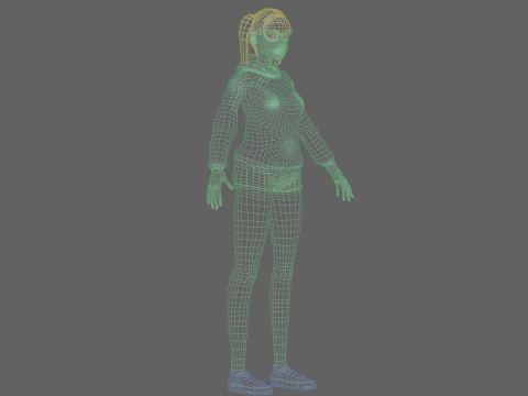 Stylized Pretty Woman V29621 Modelo 3D