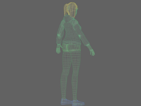 Stylized Pretty Woman V29621 Modelo 3D