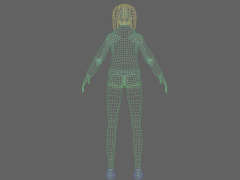 Stylized Pretty Woman V29621 Modelo 3D
