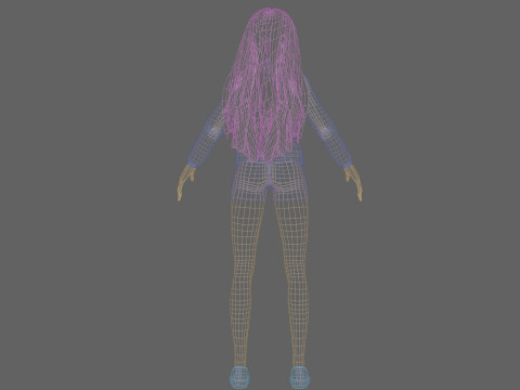 Sweet cute Woman V32583 Modelo 3D