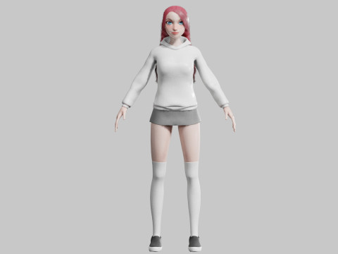 Sweet Pretty Woman V32903 Modello 3D
