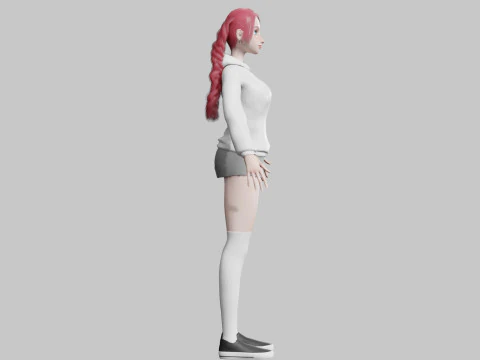 Sweet Pretty Woman V32903 3D Model