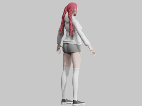 Sweet Pretty Woman V32903 3D Model