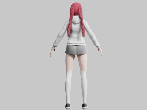 Sweet Pretty Woman V32903 3D Model
