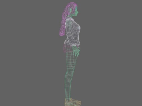Sweet Pretty Woman V32903 3D Model