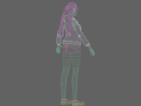 Sweet Pretty Woman V32903 3D Model