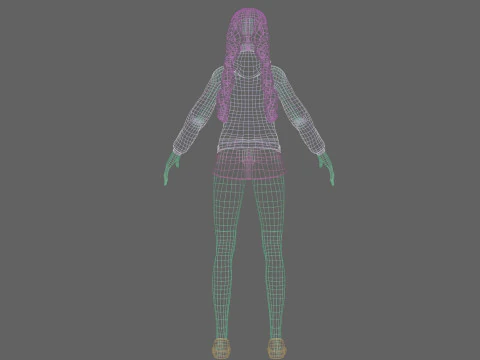 Sweet Pretty Woman V32903 3D Model