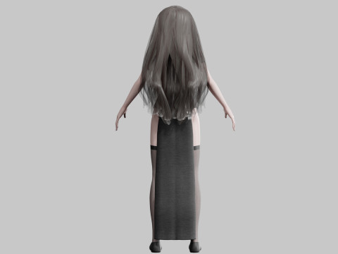 Anime cute Girl V31119 Modelo 3D
