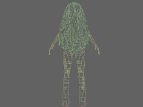 Anime Young Girl V30132 Modelo 3D