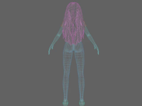 Basic classic Girl V34714 3D Model